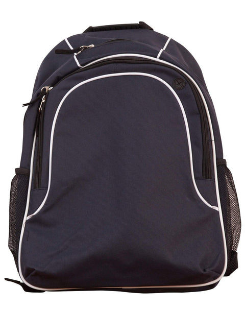 WINNER BACKPACK B5020 Active Wear Winning Spirit Navy/White/ Navy "(w)35.5cm (h) 43cm (d)15.5cm Capacity: 23 Litres"