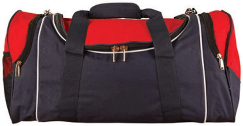 Winner Sports/ Travel Bag B2020 Active Wear Winning Spirit Navy/White/Red "(w)65cm x (h)32cm x (d)27cm, 56.2 Litres Capacity"