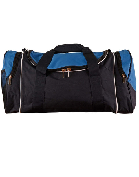 Winner Sports/ Travel Bag B2020 Active Wear Winning Spirit Navy/White/ Royal "(w)65cm x (h)32cm x (d)27cm, 56.2 Litres Capacity"