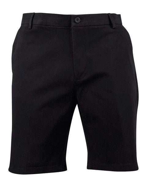 Winning Spirit Mens Slimfit Boston Chino Shorts M9381 Active Wear Winning Spirit Black 72