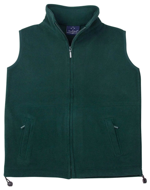Freedom Polar Fleece Vest- Unisex Pf02 Casual Wear Winning Spirit Bottle/Bottle 2XS