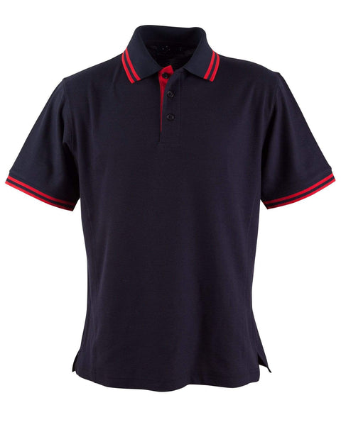 Winning Spirit Grace Polo Shirt Kids PS65K Casual Wear Winning Spirit Navy/Red 6K