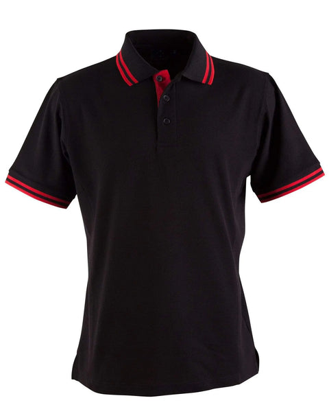 Grace Polo Men's Ps65 Casual Wear Winning Spirit Black/Red S