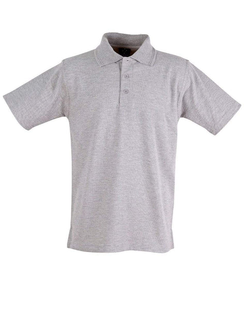Winning Spirit Traditional Polo Shirt Unisex PS11 Casual Wear Winning Spirit Grey XS