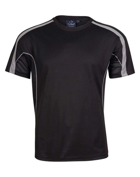Legend Tee Shirt Men's Ts53 Casual Wear Winning Spirit Black/Ash XS