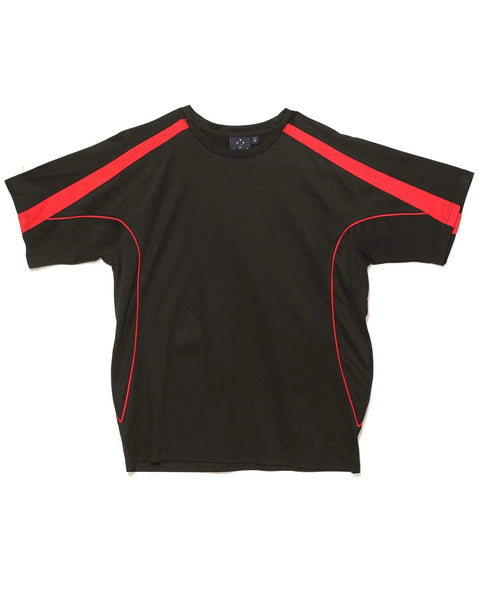 Legend Tee Shirt Men's Ts53 Casual Wear Winning Spirit Black/Red XS