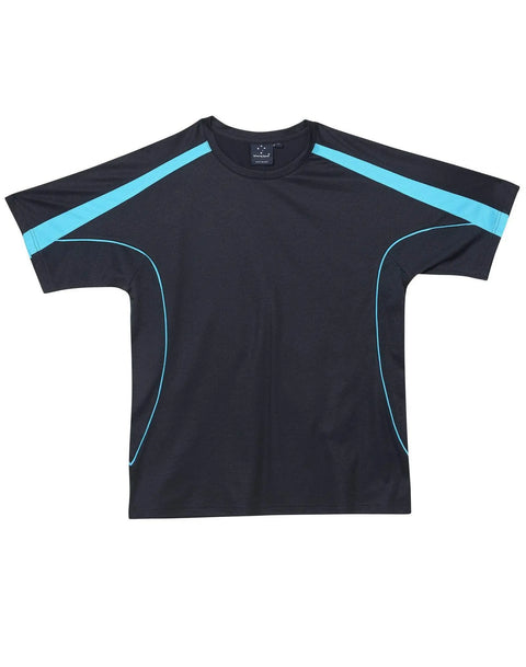 Legend Tee Shirt Men's Ts53 Casual Wear Winning Spirit Navy/Aqua/Blue XS