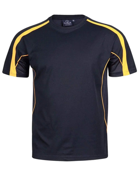 Legend Tee Shirt Men's Ts53 Casual Wear Winning Spirit Navy/Gold XS