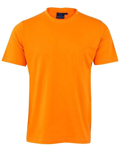 Savvy Tee Men's Ts37 Casual Wear Winning Spirit Fluoro orange XS