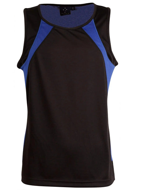 Sprint Singlet Men's Ts73 Casual Wear Winning Spirit Black/Royal S