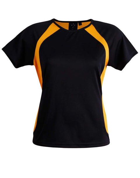 Sprint Tee Shirt Ladies Ts72 Casual Wear Winning Spirit Navy/Gold 6