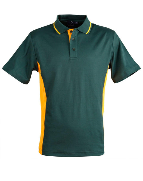 Teammate Polo Kids Ps73k Casual Wear Winning Spirit Bottle/Gold 4K