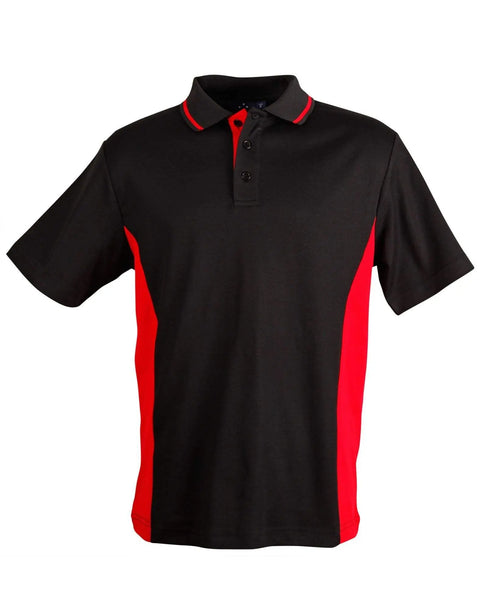 Teammate Polo Men's Ps73 Casual Wear Winning Spirit Black/Red S