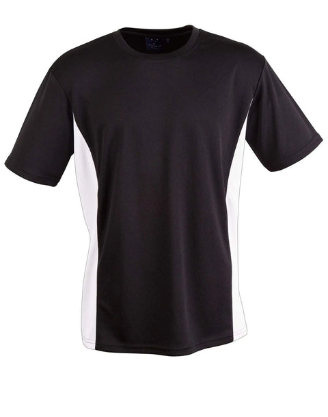 Teammate Tee Unisex Ts12 Casual Wear Winning Spirit Black/White 2XS