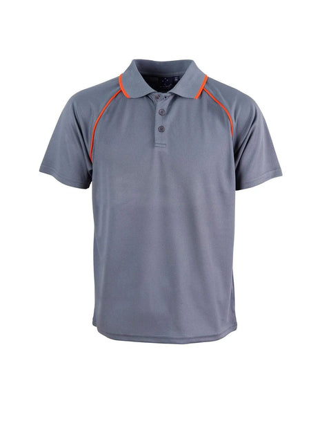 Winning Spirit Champion Polo Kids Ps24 Casual Wear Winning Spirit Charcoal/Orange 4K