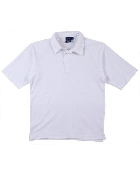 WINNING SPIRIT CRICKET POLO Short Sleeve Men's PS29 Casual Wear Winning Spirit White XS