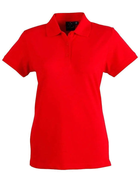 Winning Spirit Darling Harbour Polo Ladies Ps56 Casual Wear Winning Spirit Red 8