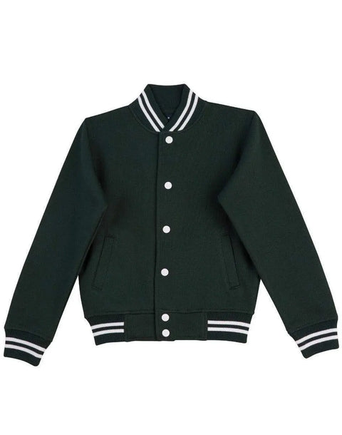 Winning Spirit Fleece Letterman - Unisex Fl11 Casual Wear Winning Spirit Bottle/White XXXS