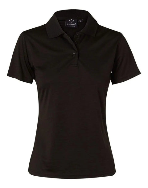 Winning Spirit Icon Polo Ladies' Ps76 Casual Wear Winning Spirit Black 8