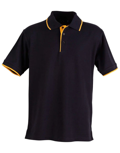 Winning Spirit Liberty Polo Men's Ps08 Casual Wear Winning Spirit Navy/Gold XS