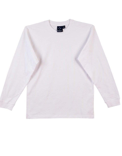 WINNING SPIRIT LONDON LONG SLEEVE TEE Mens TS02 Casual Wear Winning Spirit White S