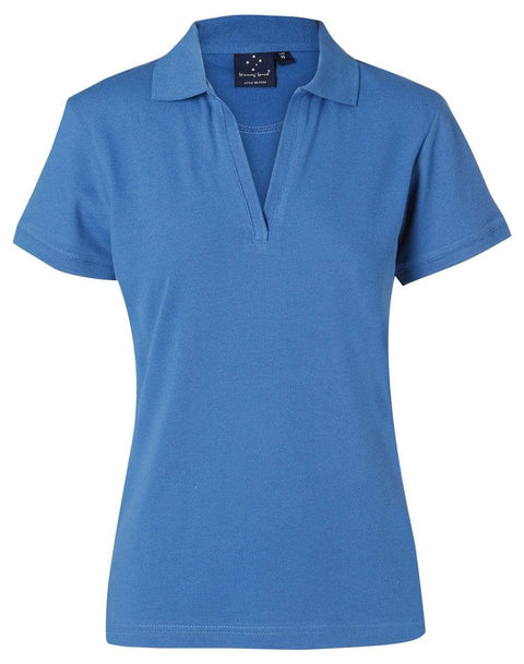 Winning Spirit Longbeach Polo Ladies Ps40 Casual Wear Winning Spirit Azure Blue 8