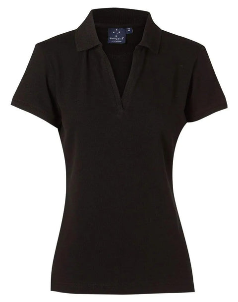 Winning Spirit Longbeach Polo Ladies Ps40 Casual Wear Winning Spirit Black 8