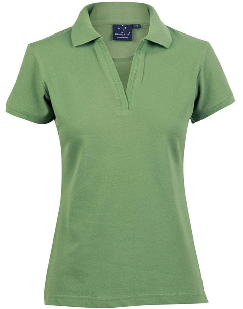 Winning Spirit Longbeach Polo Ladies Ps40 Casual Wear Winning Spirit Green 8
