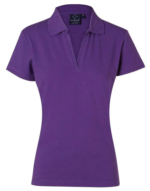Winning Spirit Longbeach Polo Ladies Ps40 Casual Wear Winning Spirit Purple 8