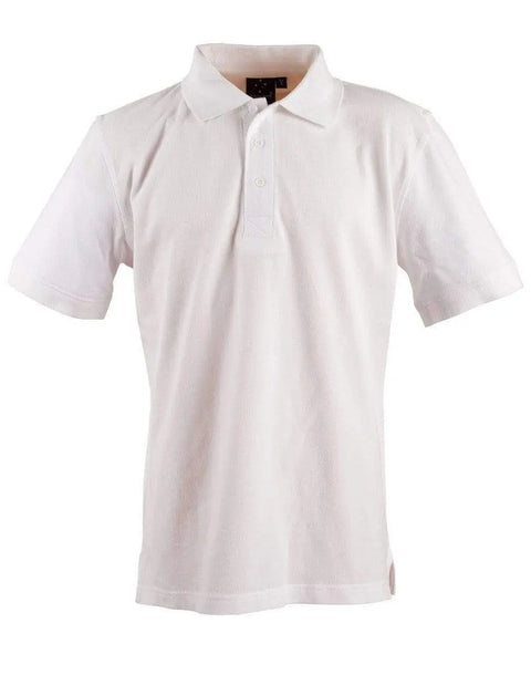 Winning Spirit Longbeach Polo Men's Ps39 Casual Wear Winning Spirit White S