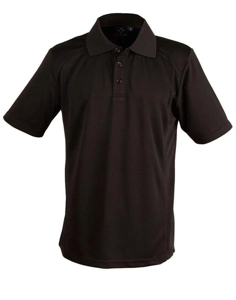 Winning Spirit Lucky Bamboo Polo Men's Ps59 Casual Wear Winning Spirit Black 3XL