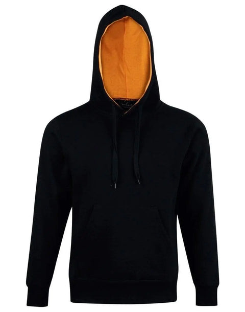 Winning Spirit Passion Fleece Hoodie Kids' Fl09k Casual Wear Winning Spirit Black/Gold 6K