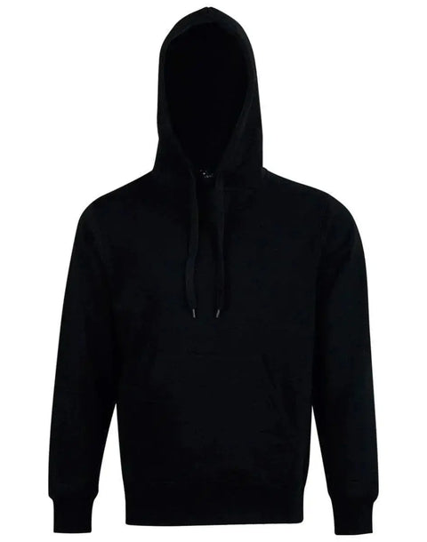 Winning Spirit Passion Fleece Hoodie - Unisex Fl09 Casual Wear Winning Spirit Black/Black XS