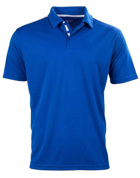 Winning Spirit PS83 STATEN POLO SHIRT Men's Casual Wear Winning Spirit Royal/White XS