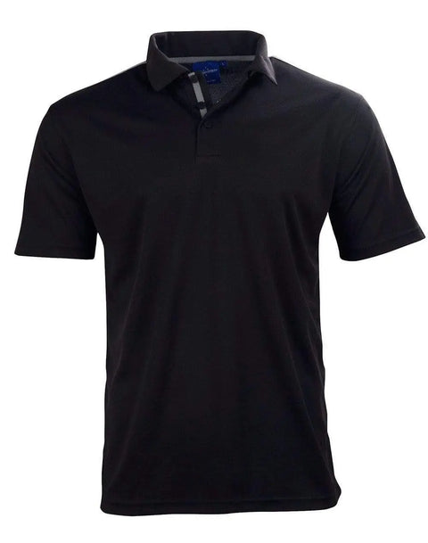 Winning Spirit PS83K Staten polo shirt Kid's Casual Wear Winning Spirit BLACK/ASH 4K