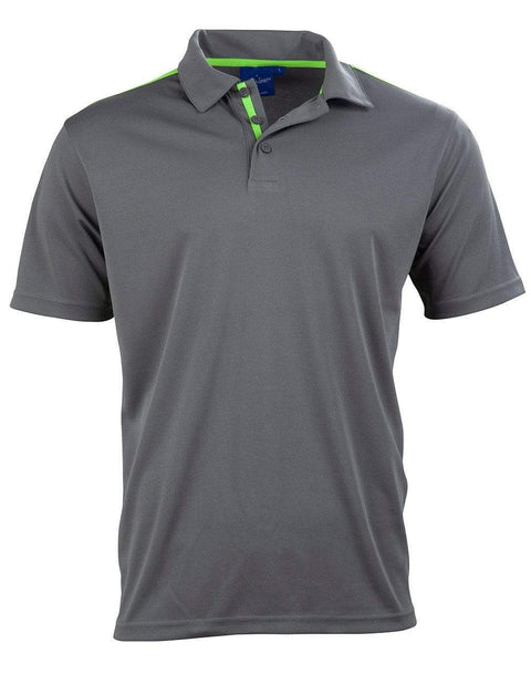 Winning Spirit PS83K Staten polo shirt Kid's Casual Wear Winning Spirit ASH/LIME 4K