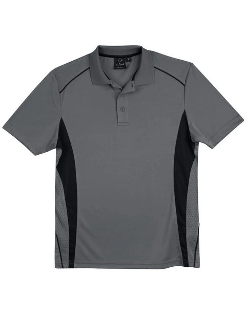 WINNING SPIRIT PURSUIT POLO Men'sPS79 Casual Wear Winning Spirit Ash/Black XS