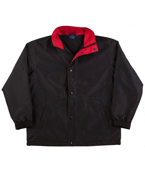 WINNING SPIRIT STADIUM JACKET Unisex JK01 Casual Wear Winning Spirit Black/Red XS