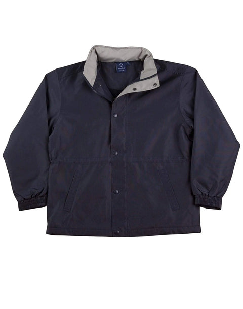 WINNING SPIRIT STADIUM JACKET Unisex JK01 Casual Wear Winning Spirit Navy/Silver XS