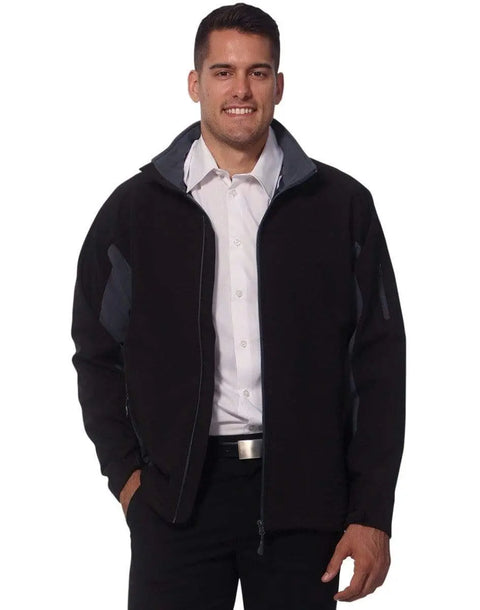WINNING SPIRIT WHISTLER Softshell Contrast Jacket Men's JK31 Casual Wear Winning Spirit