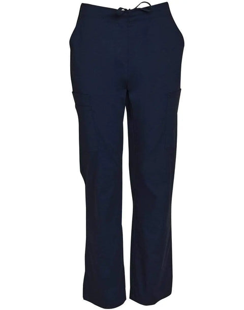 Winning Spirit Mens Solid Colour Waist Tie Scrubs Pants M9710 Health & Beauty Winning Spirit Navy XS