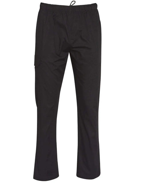 Winning Spirit Mens Functional Chef Pants Cp03 Hospitality & Chefwear Winning Spirit Black XS