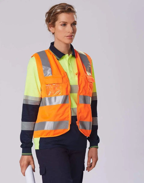 Winning Spirit unisex TRUEDRY® biomotion segmented safety polo SW74 Work Wear Winning Spirit