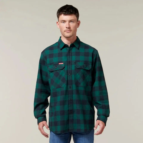 Hard Yakka Long Sleeve Check Flannel Shirt Y07295 - Allsorts Workwear