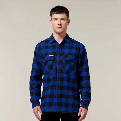Hard Yakka Long Sleeve Check Flannel Shirt Y07295 - Allsorts Workwear