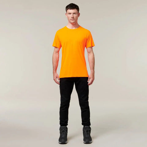 Hard Yakka 3056 Short Sleeve Neon Tee Y19575 - Allsorts Workwear