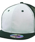 Headwear Mesh Back Cap W/flat Peak X12 - 3816 Cap Headwear Professionals White/Black One Size 
