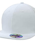 Headwear Mesh Back Cap W/flat Peak X12 - 3816 Cap Headwear Professionals White One Size 
