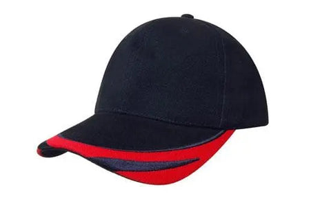 Headwear Bhc W/peak Trim & Fmbroidery Cap X12 - 4072 - Allsorts Workwear
