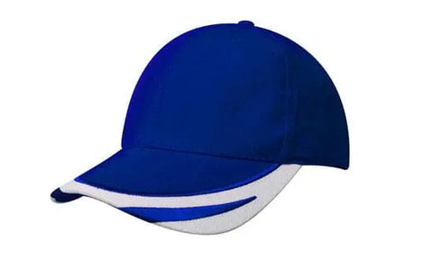 Headwear Bhc W/peak Trim & Fmbroidery Cap X12 - 4072 - Allsorts Workwear